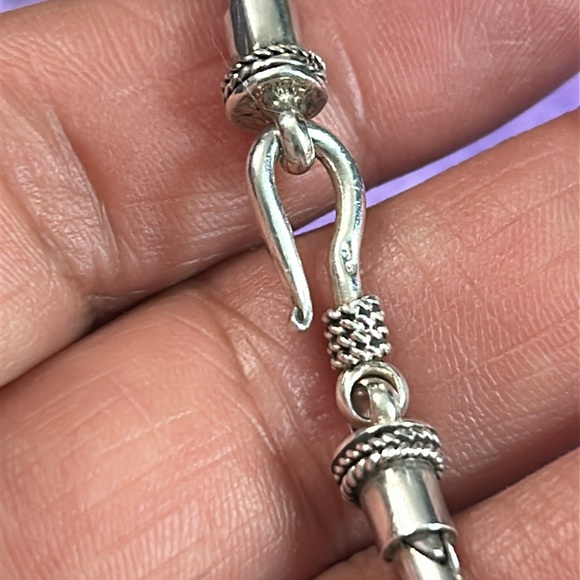 Men's Sterling Silver solid Chain Necklace. Unisex - Picture 4 of 7